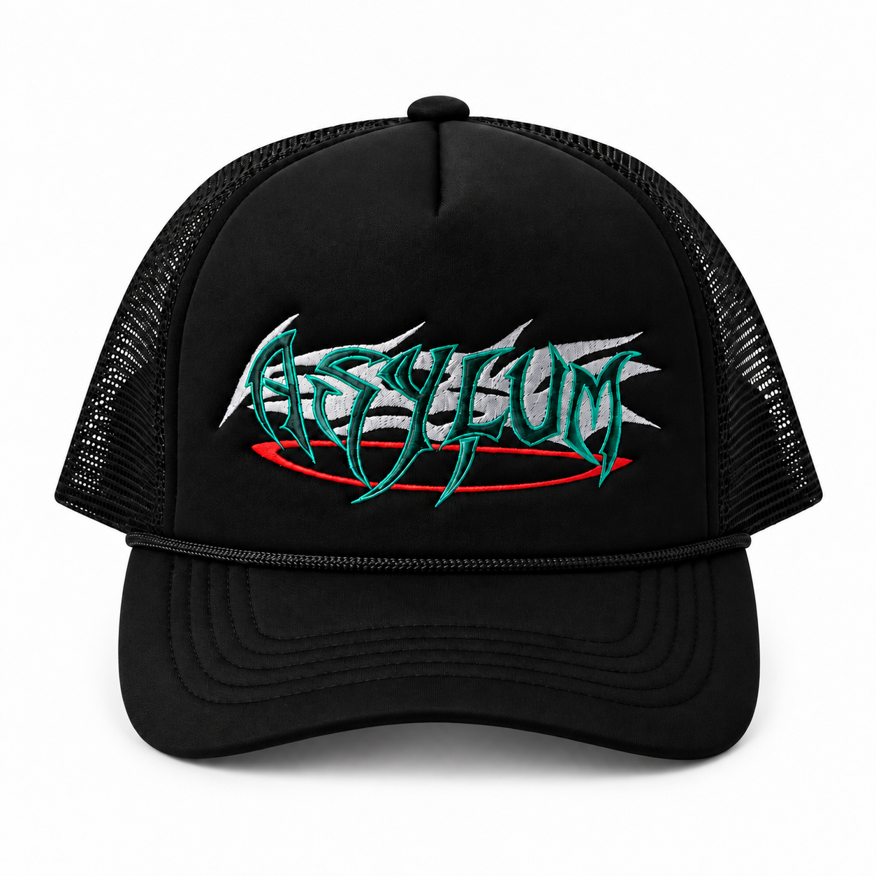 ASYLUM Embroidered Trucker Hat